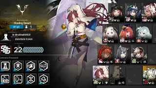 [Arknights] CC#6 Permanent Map | Howling Desert Risk 22 Week 1