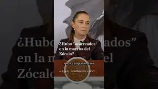 Marcha de la 4T: Presidenta descarta uso de acarreados