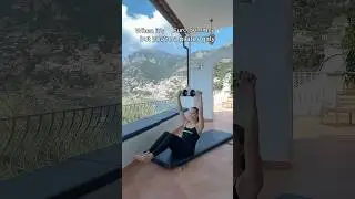 When Your Pilates Obsession Follows You to Europe! #pilates #summerworkout #pilateslife #travelvlog