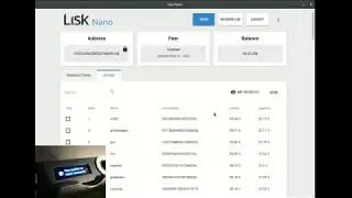 Lisk - Ledger Nano S Integration - Video Demo