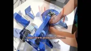 2 Color 1 Station Flash Dryer Screen Press