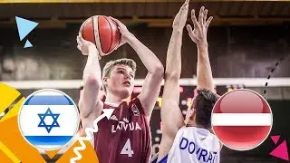 Israel v Latvia - Full Game - Round of 16 - FIBA U16 European Championship 2018