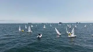 2025 LB OCR   Day 4   Race 11   ILCA 6 leeward gate