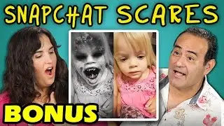 PARENTS REACT TO SNAPCHAT SCARES (Bonus #3)