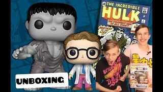 MARVEL COLLECTOR'S CORP FUNKO THE HULK & BRUCE BANNER 1ST APPEARANCE POP FIGURE UNBOXING X REVIEW