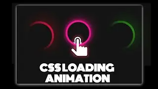 GRADIENT CSS LOADING ANIMATION  || USING HTML AND CSS