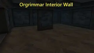 WoW Orgrimmar Interior Wall (Midnight Treasure Hunt Decor Item) Horde