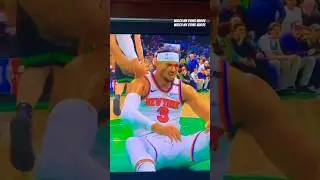 Josh Hart gushing blood after hit | Game 5 | Boston Celtics vs. New York Knicks ￼
