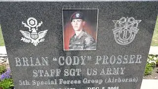 Brian 'Cody' Prosser Grave Green Hills US Army First Soldier From California Killed in Afghanistan