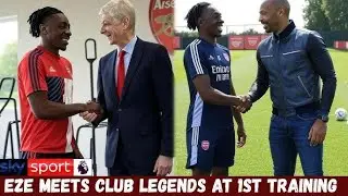 Ebereche Eze First Training at Arsenal🔥 Gyokeres, Calafiori, Rice, Zubimendi | INSIDE TRAINING