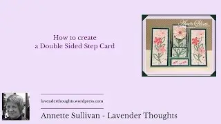 Double Sided Step Card