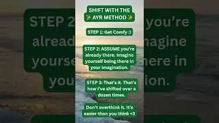 shift realities with the AYR method #realityshifting #shiftingrealities #realityshift #manifestation
