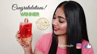 Congratulations! WINNER of Body Cupid Wild Strawberry Shower Gel | Zohainsight