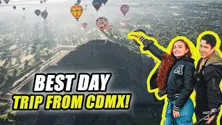 Hot Air Balloon Tour Over the Pyramids in Teotihuacan!