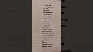 Stra&scaron;an lav - Du&scaron;ko Radović (Pjesmica za prvi razred)