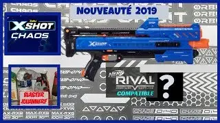 [REVUE] ZURU X-SHOT CHAOS ORBIT, Compatible Nerf Rival ? En Fran&ccedil;ais fr.