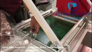 SEMI AUTOMATIC L SEALER WITH SHRINK TUNNEL@Shrinkwrapp#9136780251