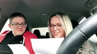 Gender reveal private in the car 