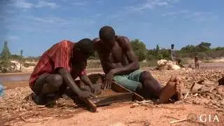 Sapphire mining around Ilakaka, Madagascar