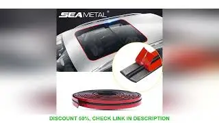 Car Rubber Seal Strip Auto Seal Roof Window Sealant Trim Car Windshield Protector Strips Soundproof