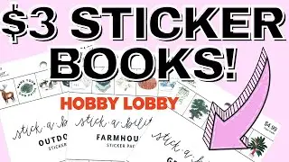 Альбом наклеек HOBBY LOBBY за 3 доллара | Альбомы наклеек PAPER STUDIO