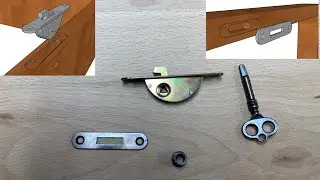 How to install a full mortise box lock, Router jig