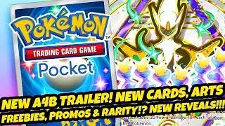 *BREAKING NEWS!* NEW A4B TRAILER! NEW CARDS, ARTS, FREEBIES, PROMOS & RARITIES (Pokemon TCG Pocket