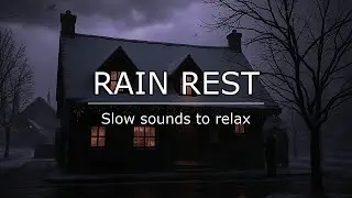 Rain Sounds for Sleeping (No Ads) | Soft Rain | Medieval Tavern Ambience
