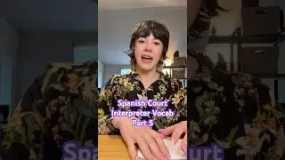 Spanish Court Interpreter practice #study #spanish #ingles