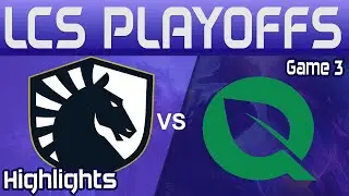 TL vs FLY Highlights Game 3 | LCS Playoffs 2024 | Team Liquid vs FlyQuest by Onivia