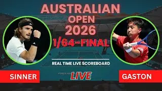 Stefanos Tsitsipas vs Shintaro Mochizuki Live Scores | ATP Australian Open 2026 1/64-Finals