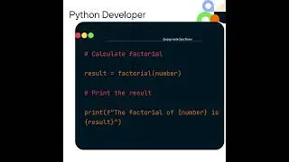 Write a Python program to find the factorial of a number provided by the user 