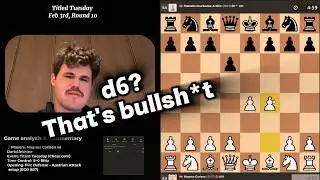 Magnus Carlsen Dismantles the Pirc Defense | Titled Tuesday