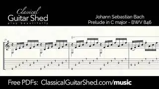 JS Bach: Prelude in C BWV 846 - Free Sheet Music