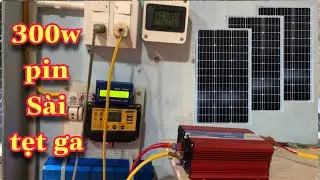 Hệ Thống Phát Điện Năng Lượng Mặt Trời 300w sử dụng các thiết bị trong gia đình thoải mái
