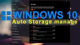 Manage drive space with Storage Sense - Windows 10 Free up Disk/Drive Space Automatically