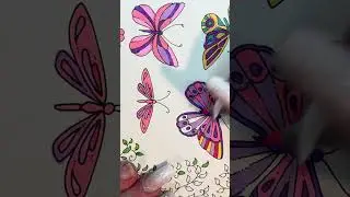 Time-lapse Color with me!🤓💖⭐️✨ #timelapsecoloring #coloringadventure #timelapseart #coloringpages 