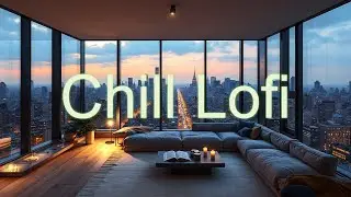 Спокойные и расслабляющие Lofi Hip Hop биты и умиротворяющий вид на ночной город для отдыха 🎧🏙️✨