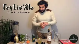 Festiv'Ale, il mio cocktail con il vino moscato di Natale! - SWEET WINE COCKTAIL RECIPE