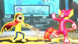 Multiversus - Evil Morty vs. Tom & Jerry Unique Interactions | SEASON 2 (PS5 4k)