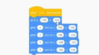 Lesson 1B: Answers to Scratch coding challenges A, B, and C