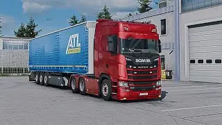 ETS2 1.57 Realistic Driving | Jan Volmer Scania NG R770 V8 Open Pipe Sound | Steering Wheel