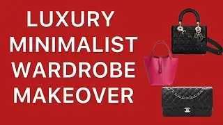 Luxury minimalist wardrobe makeover and closet tour. I have renovated my luxury minimalist closet 😍