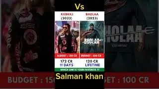 KKBKKJ Vs BHOLAA Movie Box Office Collections #youtube #ytstudio #ytshort #boxoffice