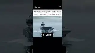 INS Vikrant: India's floating fortress #indiannavy #insvikrant #jaihind #atmanirbharbharat #defence