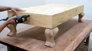 Creative Skills To Recycle and Reuse Wooden Pallets / Make A Tea Table From Pallet Wood In New Style