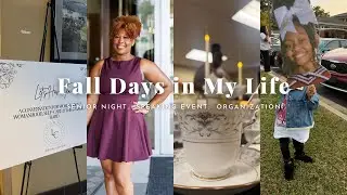 Fall Vlog: Purse Organization, Senior Night, My First Speaking Event: Let’s Have Tea!