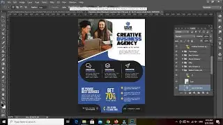 Business flyer 1:Business Advertisement Creative Flyer PSD||photoshop tutorials