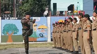 NCC GIRLS CADETS #army #ncc #armygirl #nccdrillpractice
