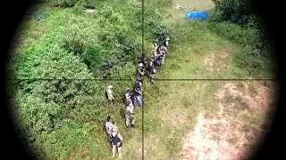 AIRSOFT SNIPER - GAMEPLAY | DRONE | URBAN SNIPER